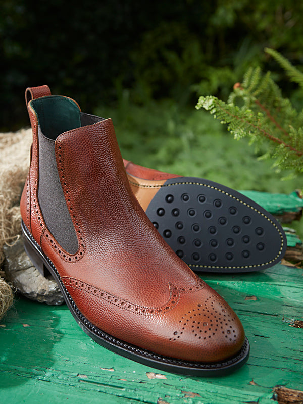 Owl whiskey Chelsea Brogue Dealer Boot - sole