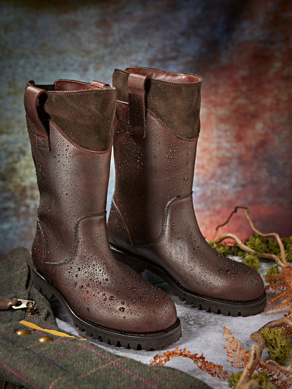 Golden Eagle - Ladies' Country Boot in Chestnut Brown Leather